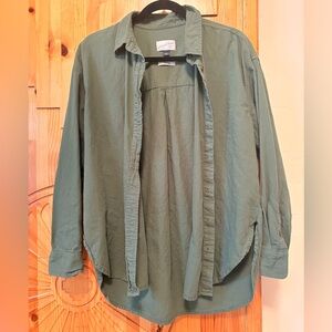 Universal Thread Olive Green Men's Button-Up Jacket